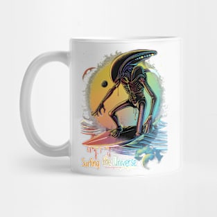 Alien surfing 88072 Mug